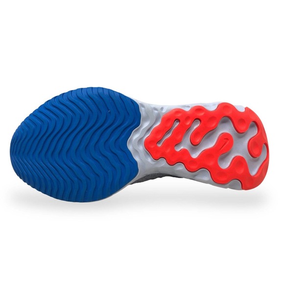 Womens Nike React Phantom Run Flyknit 2 Running Shoe Size 7 Grey/Blue DV2179 001 - Picture 9 of 9